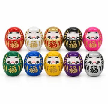 Takasaki Daruma Doll 4.5cm 10-Color Set