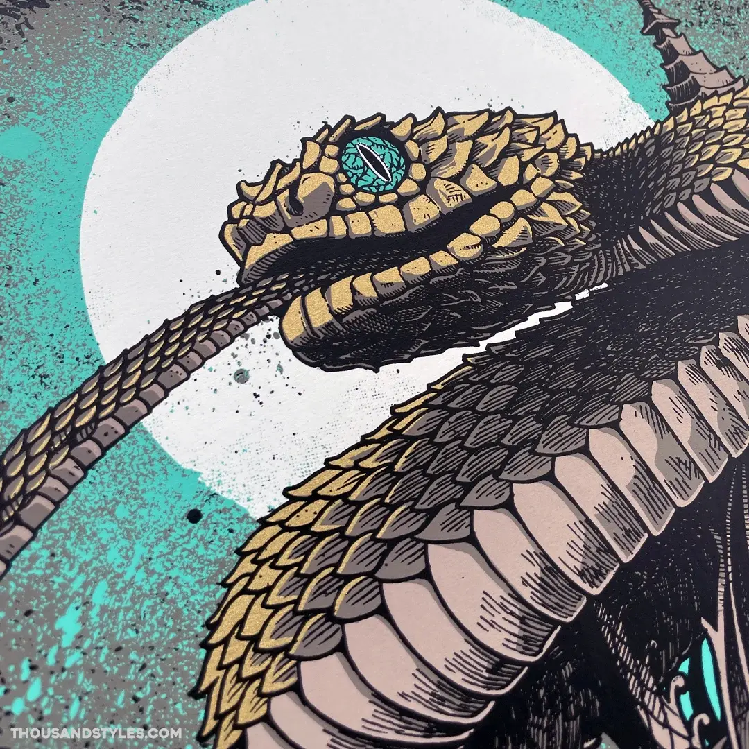Mastodon Official Concert Poster - 11.18.21 Boston - AP Edition