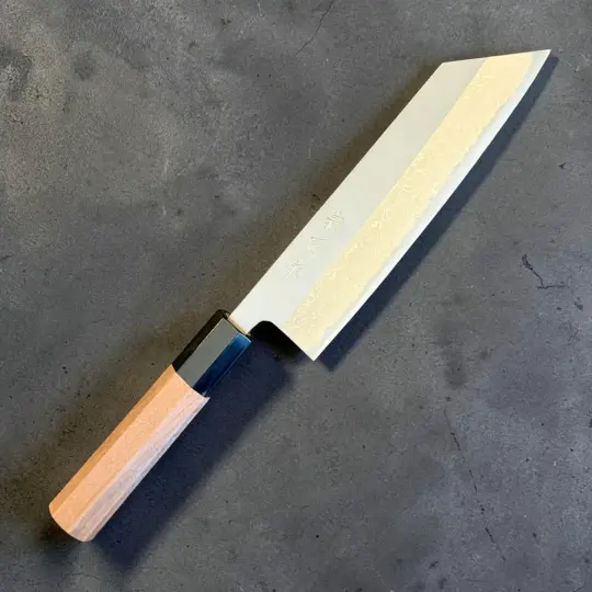 Muneishi Aogami #2 Migaki Damascus Bunka 165mm