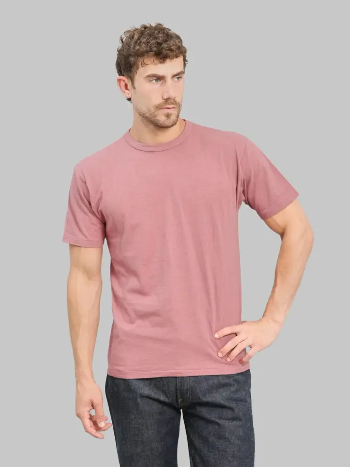 Sunray Sportswear Haleiwa 260gsm Ochiwata Recycled Cotton T-Shirt Wistful Mauve