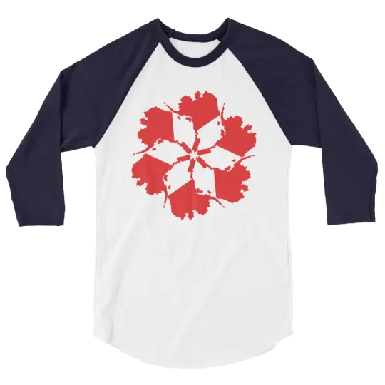 Unisex AK Spiral 3/4 Sleeve - Merica
