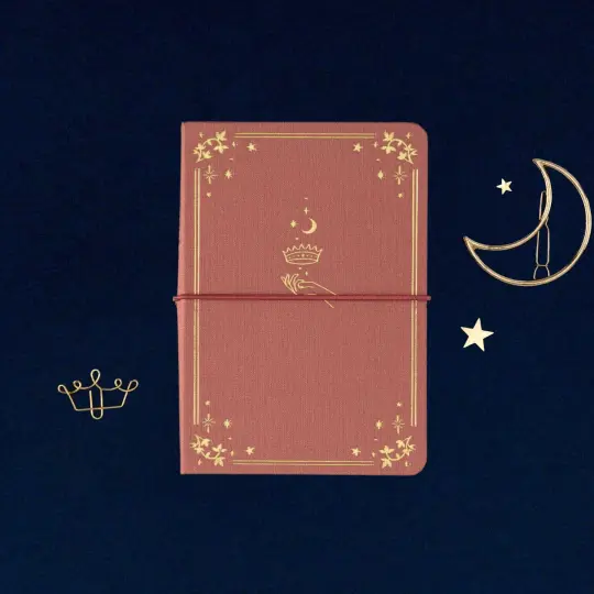 Tsuki ‘Starlit Crown’ A6 Travel Notebook ☾