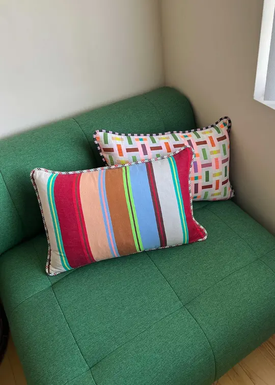 snuggle piped pillow | home | mesa