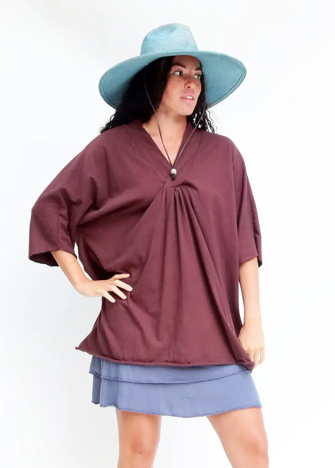 Lhasa Poppy Tunic Kaftan