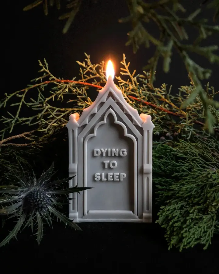 Mausoleum 'Dying to Sleep' Candle