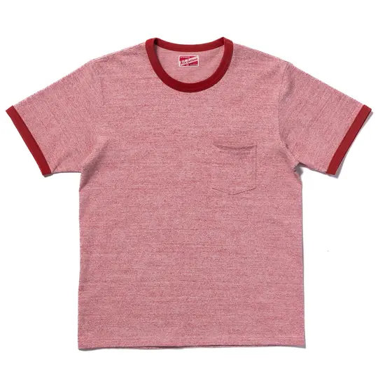 POCKET TEE / HEATHER COLOR, RINGER