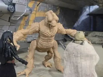 Star Wars Sand Beast Custom Articulated Tatooine 3.75 Inch Fig Book Of