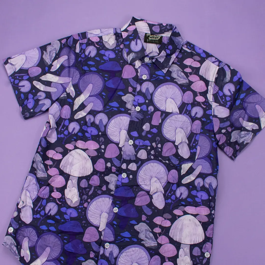 [BUTTON DOWN SHIRT] Fungi Forest