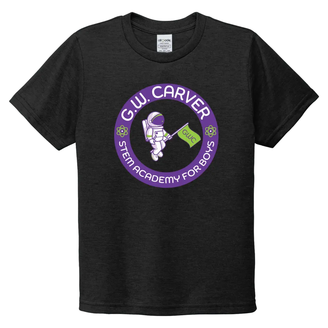 GWC STEM Academy Screen Printed AL207 Youth Allmade® Tri-Blend Tee