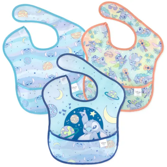 SuperBib® 3 Pack: Stitch Star-ring Up Trouble