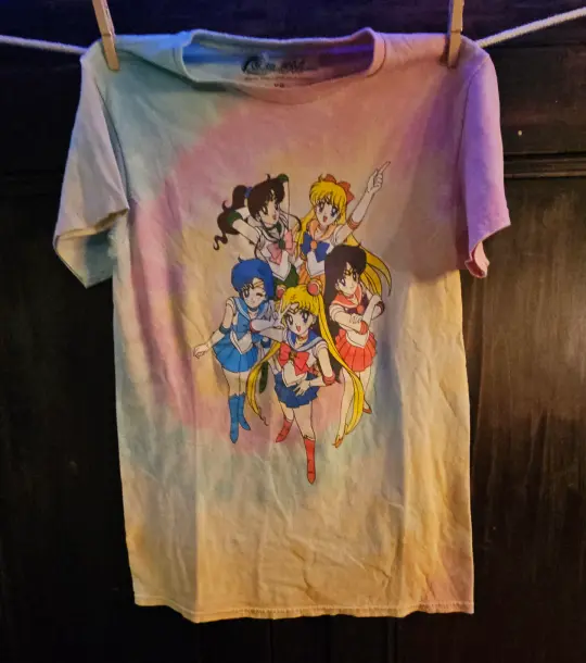 Sailor Moon tie dye Pretty Guardian t-shirt, XS