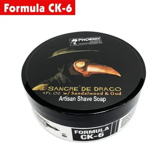 Sangre De Drago Artisan Shaving Soap | Ultra Premium CK-6 Formula