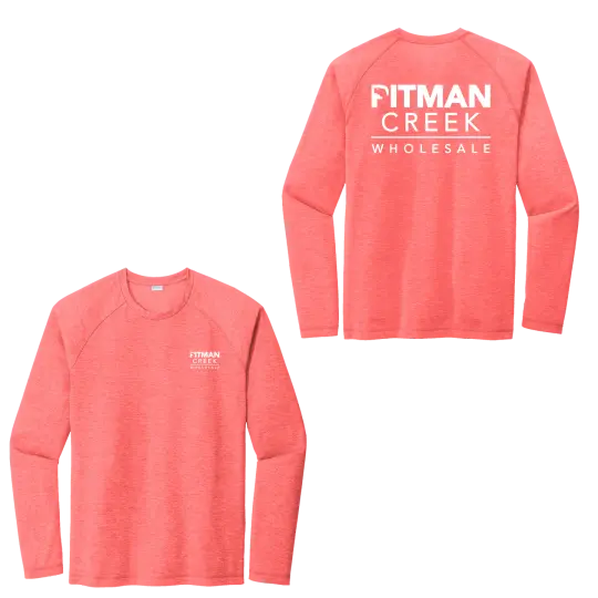 Pitman Creek Tri-Blend Wicking Long Sleeve Raglan Tee