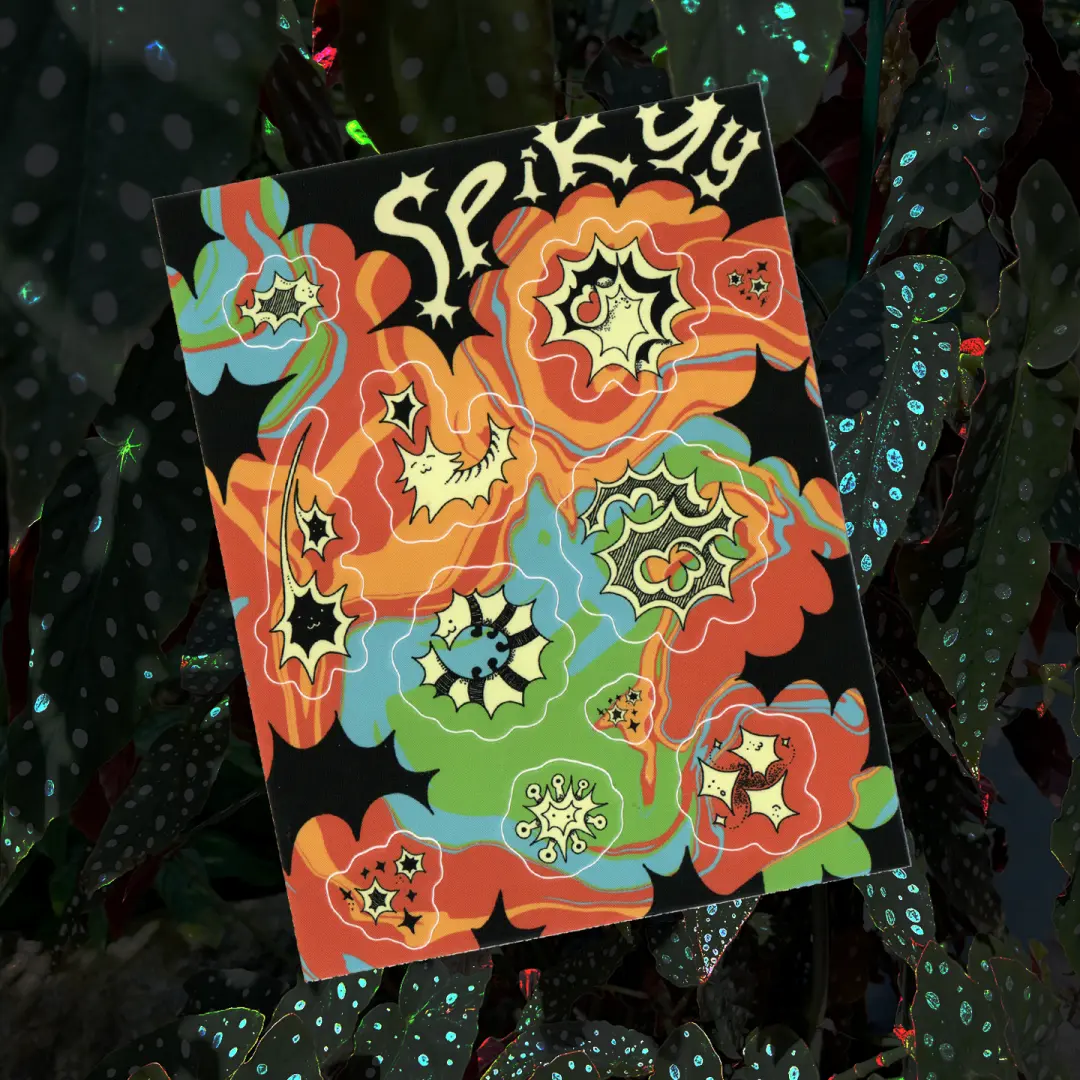 spiky stickersheet