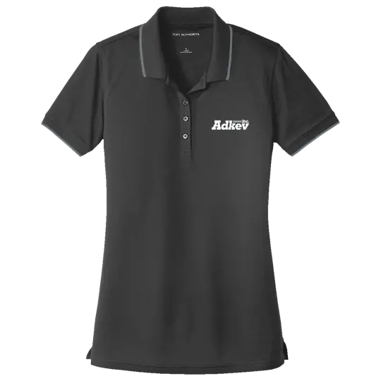 Adkev Employee LK111 Port Authority Women's UV Micro-Mesh Tipped Polo