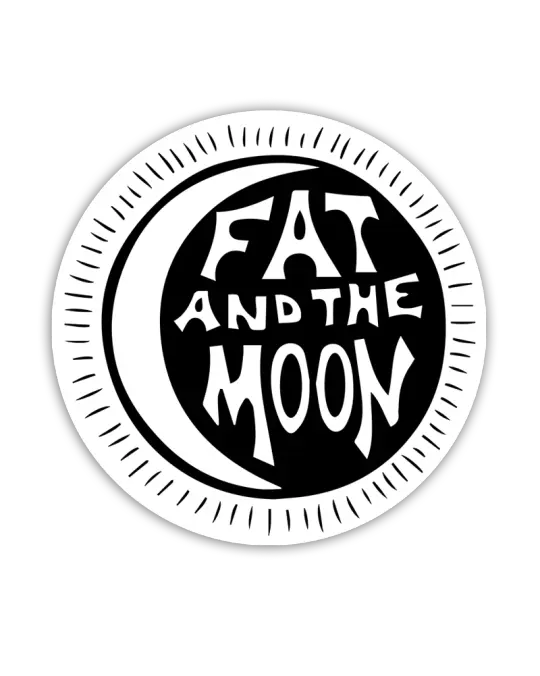 STICKER - Fat and the Moon Logo
