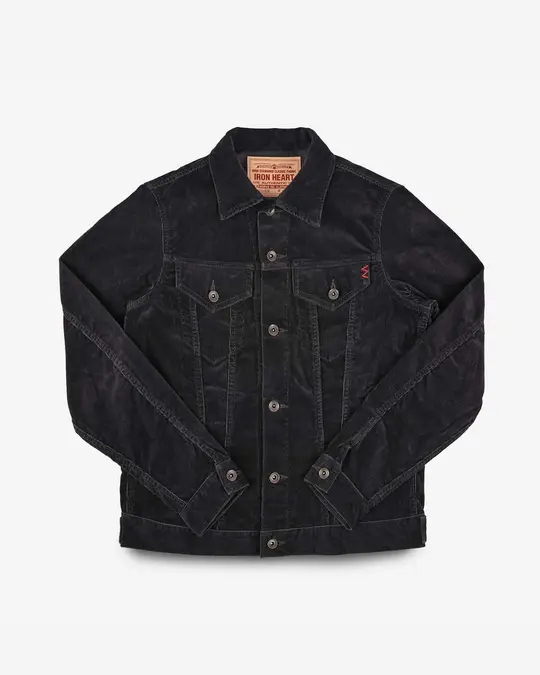 Corduroy Modified Type III Jacket - Black