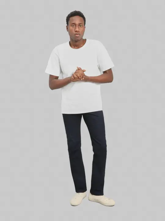 Pure Blue Japan DNP-005-IDSM 16oz Double Nep "Indigo x Sumi" Slim Straight Jeans