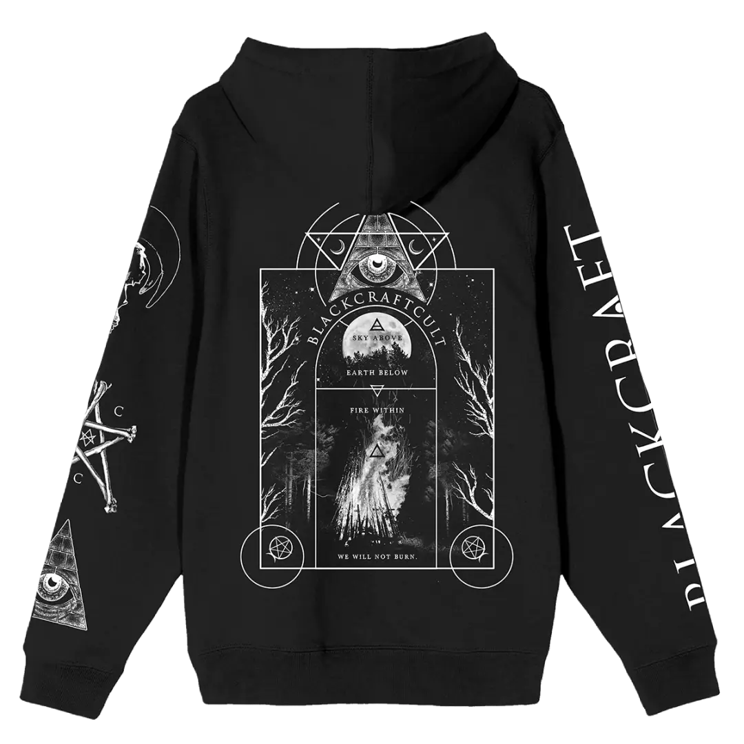 Evil Eye Bonfire Zip-Up Hoodie