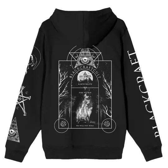 Evil Eye Bonfire Zip-Up Hoodie