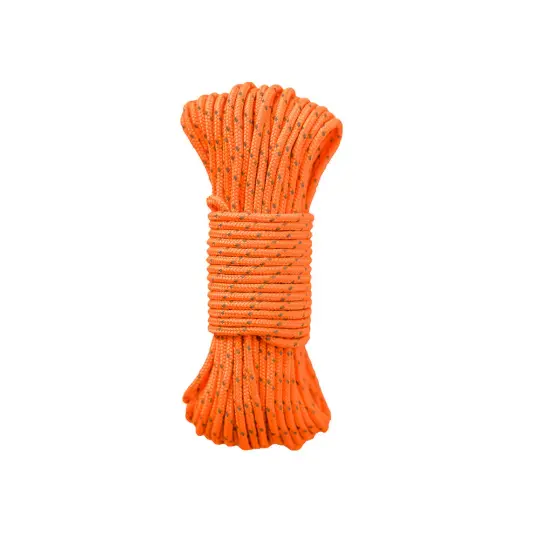 Reflective Orange Paracord, 50'
