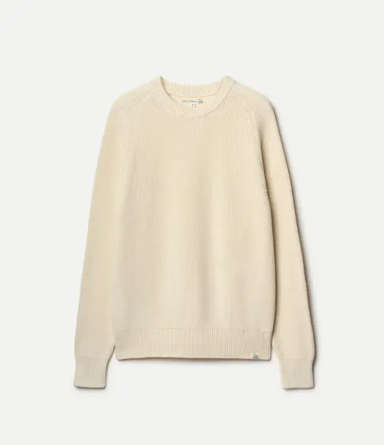 Sturdy Ribbed Cotton Sweater