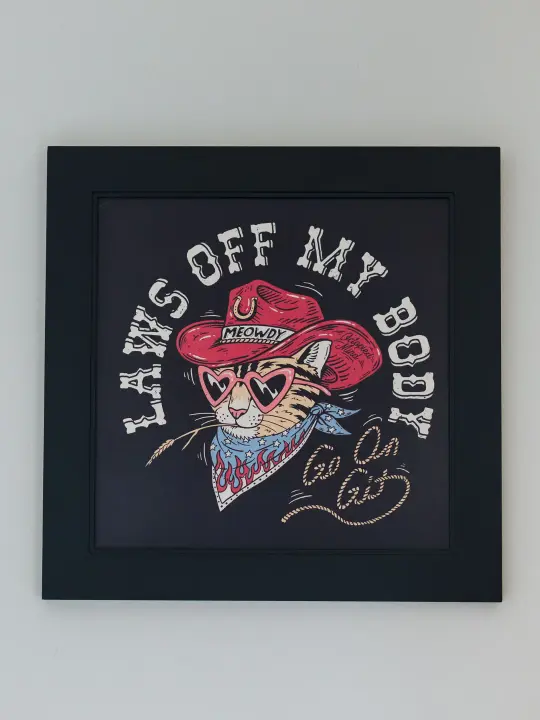 Laws Off Wall Print