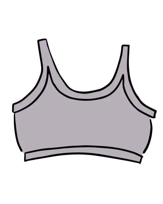 Longline Bra Wisterial Girl