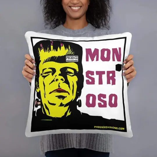 Monstroso Spooky Pillow | Perfect For The Man Cave or Home Theater!