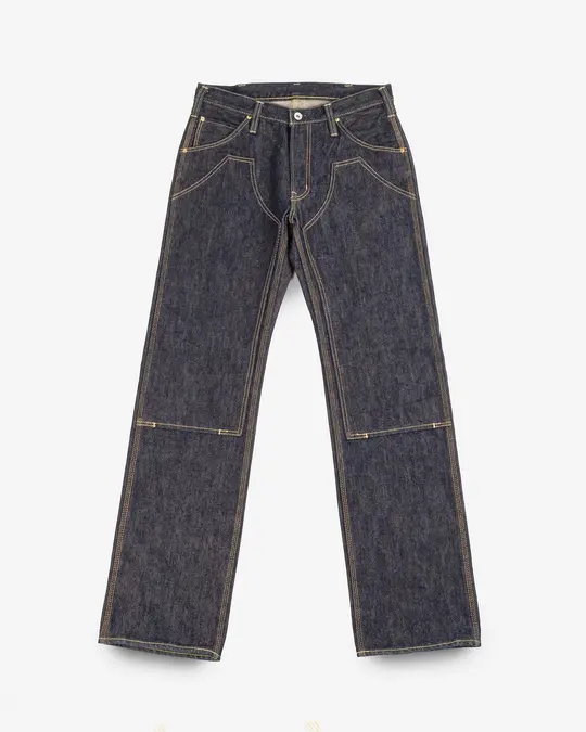 21oz Selvedge Denim Double Knee Engineer Pants - Indigo