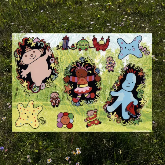 in the night garden stickersheet