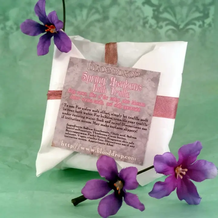 Blooddrop: Budding Blossoms Bath Truffles