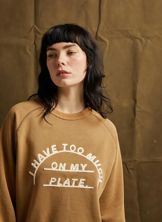 Too Much on My Plate Crewneck
