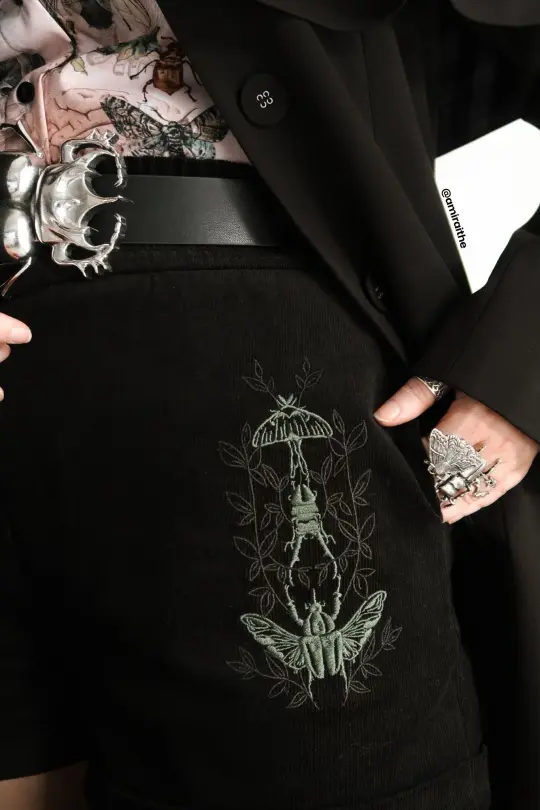 The Swarm Cord Paper Bag Shorts