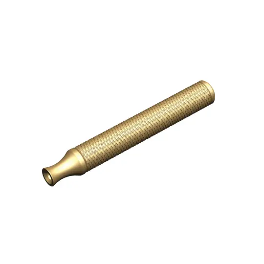 Guilloche Handle - Brass