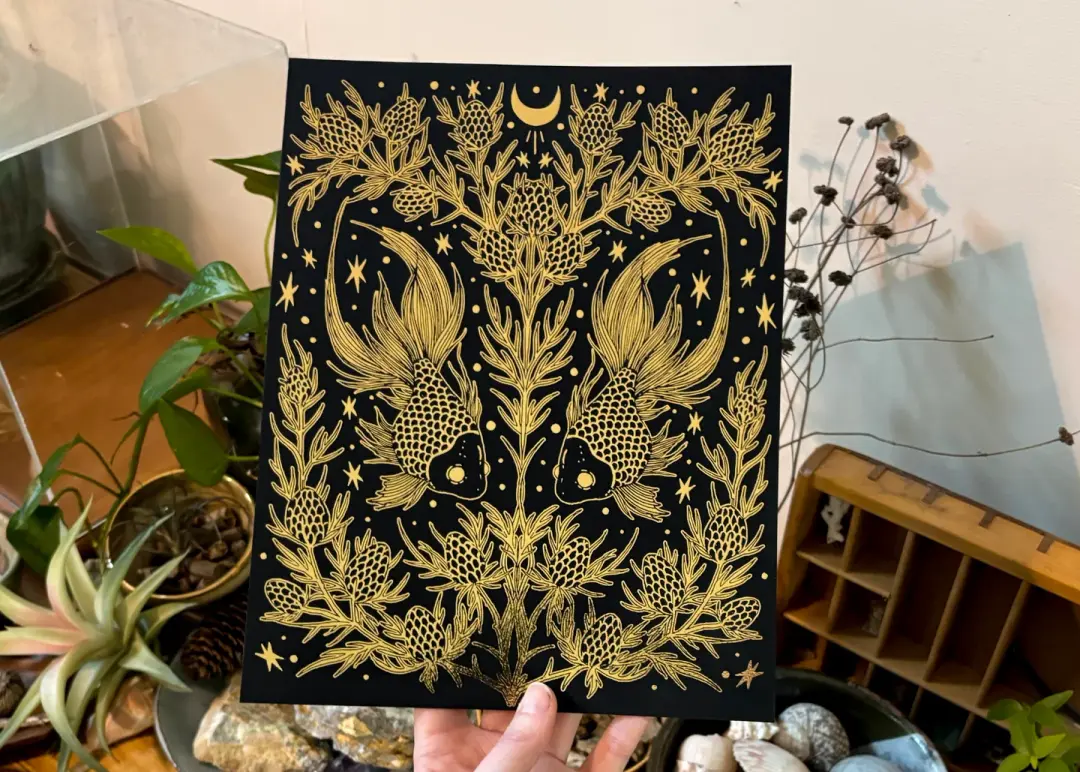 Midas Print No. 2 Goldfish