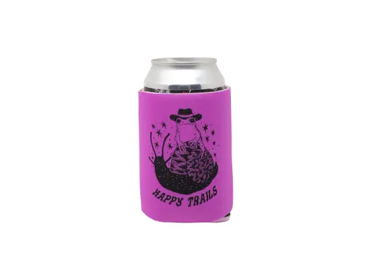 Purple Frog Can Holder