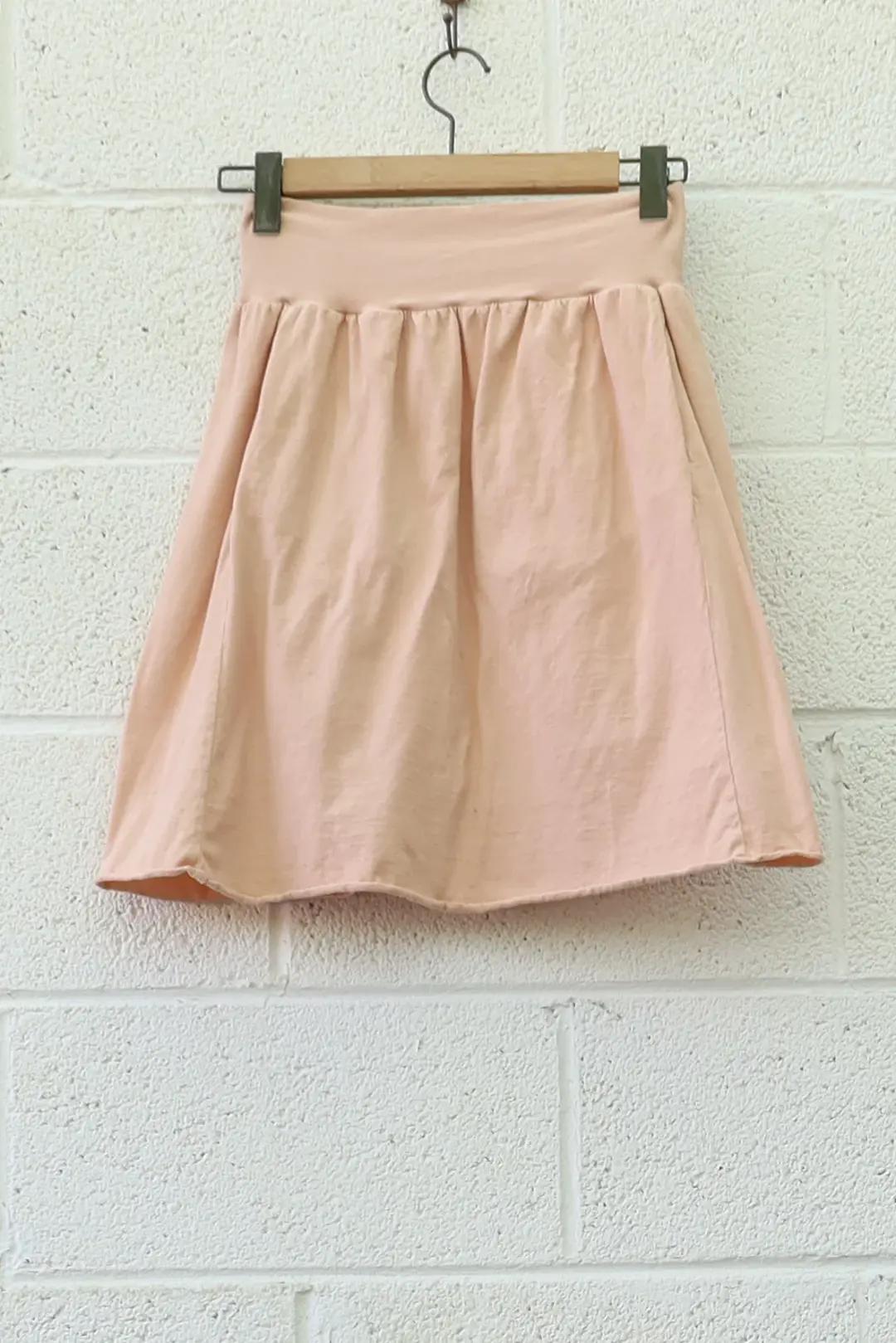 SAMPLE SALE - Taproot Short Skirt / S / Organic Cotton / Sandalwood / (205)