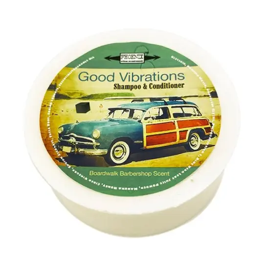 Good Vibrations Conditioning Shampoo Puck | A Phoenix Shaving Epic Classic!