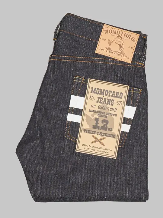 Momotaro Jeans 0306-12SP Going To Battle 12oz Tight Tapered Jeans