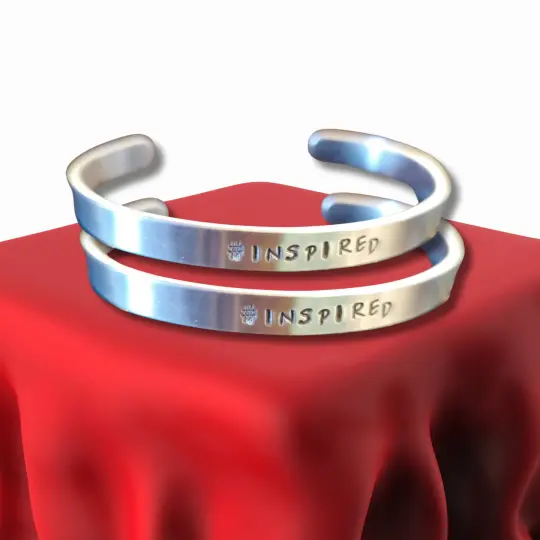Stamped Metal Bracelet #Inspired