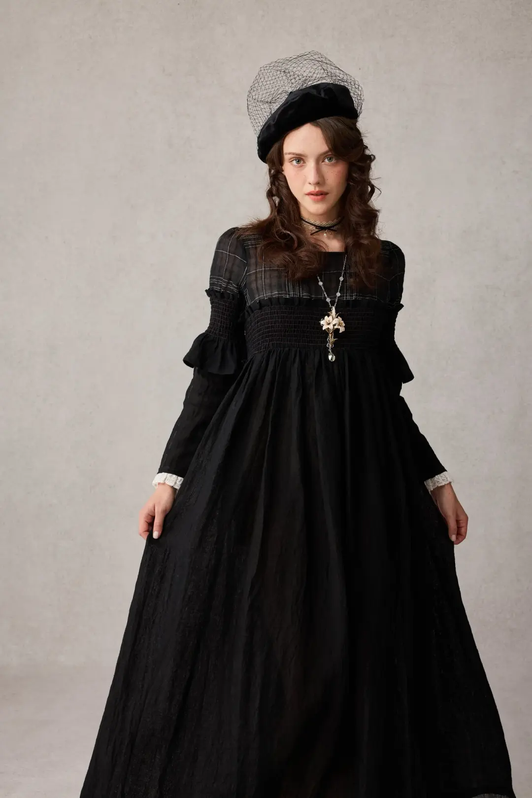 Orchid 19 |romantic linen gown