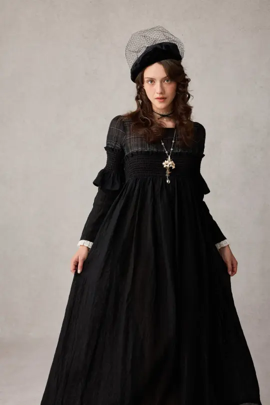 Orchid 19 |romantic linen gown