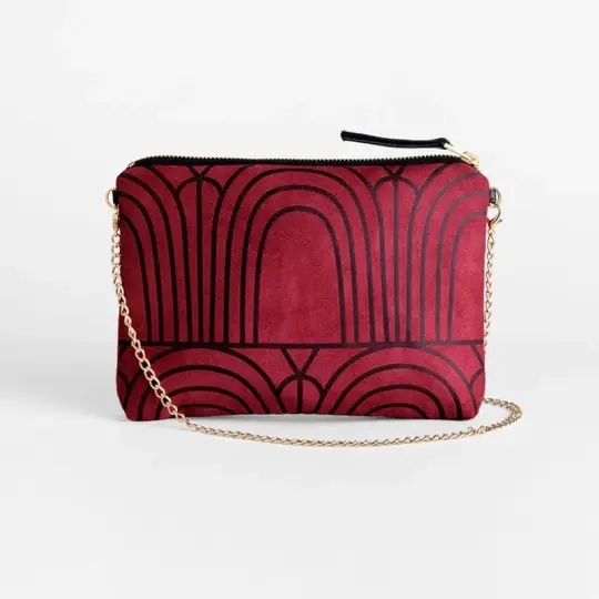 Dulce Clutch & Strap Bag - Arches Burgundy
