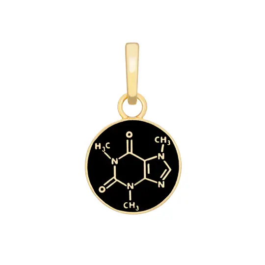 Coffee Molecule Charm
