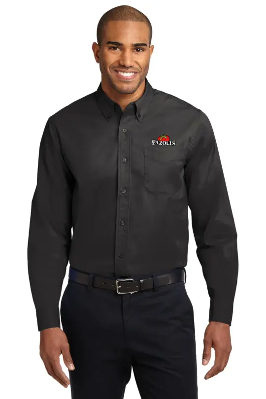 FZ S608 Men's long sleeve easy care shirt DARK COLORS