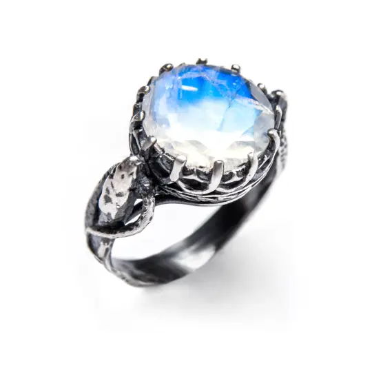 * Sold Out * The Lovers Ring: Sterling Silver & Moonstone