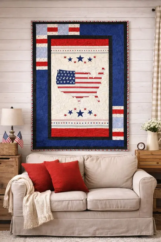 Helpful Heifer Panel Quilt #22