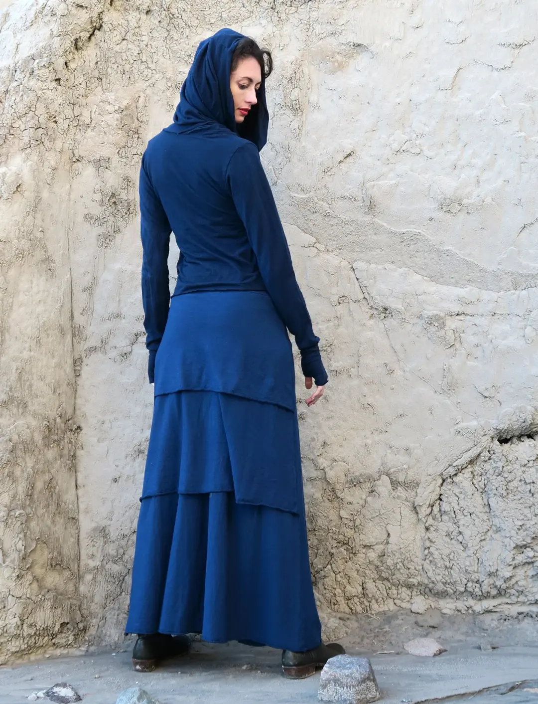Ruffle Butt Long Skirt
