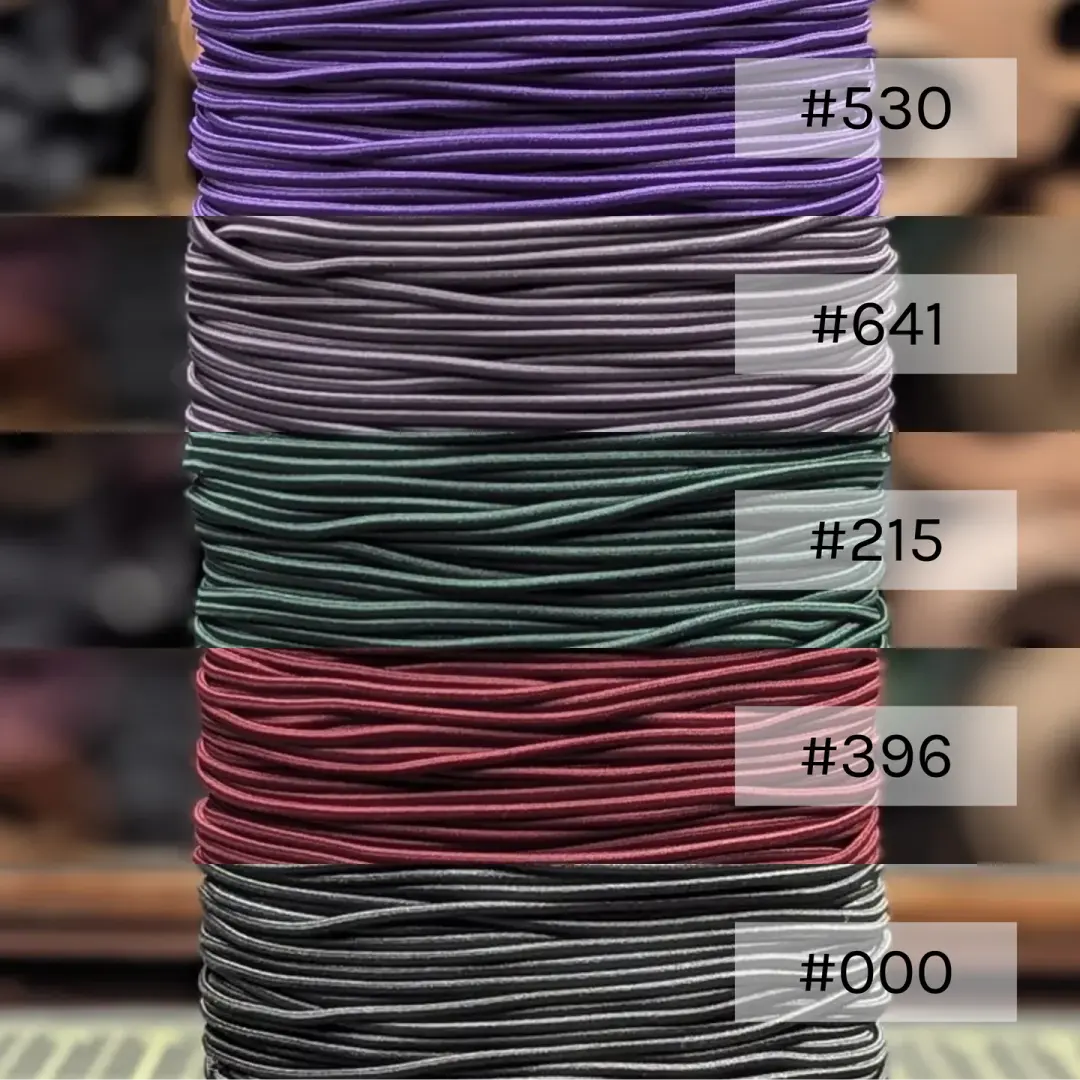 2mm Elastic Shock Cord Curated Bundle | Nightshade